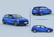Free Hatchback Car Branding Mockup PSD Set (1)