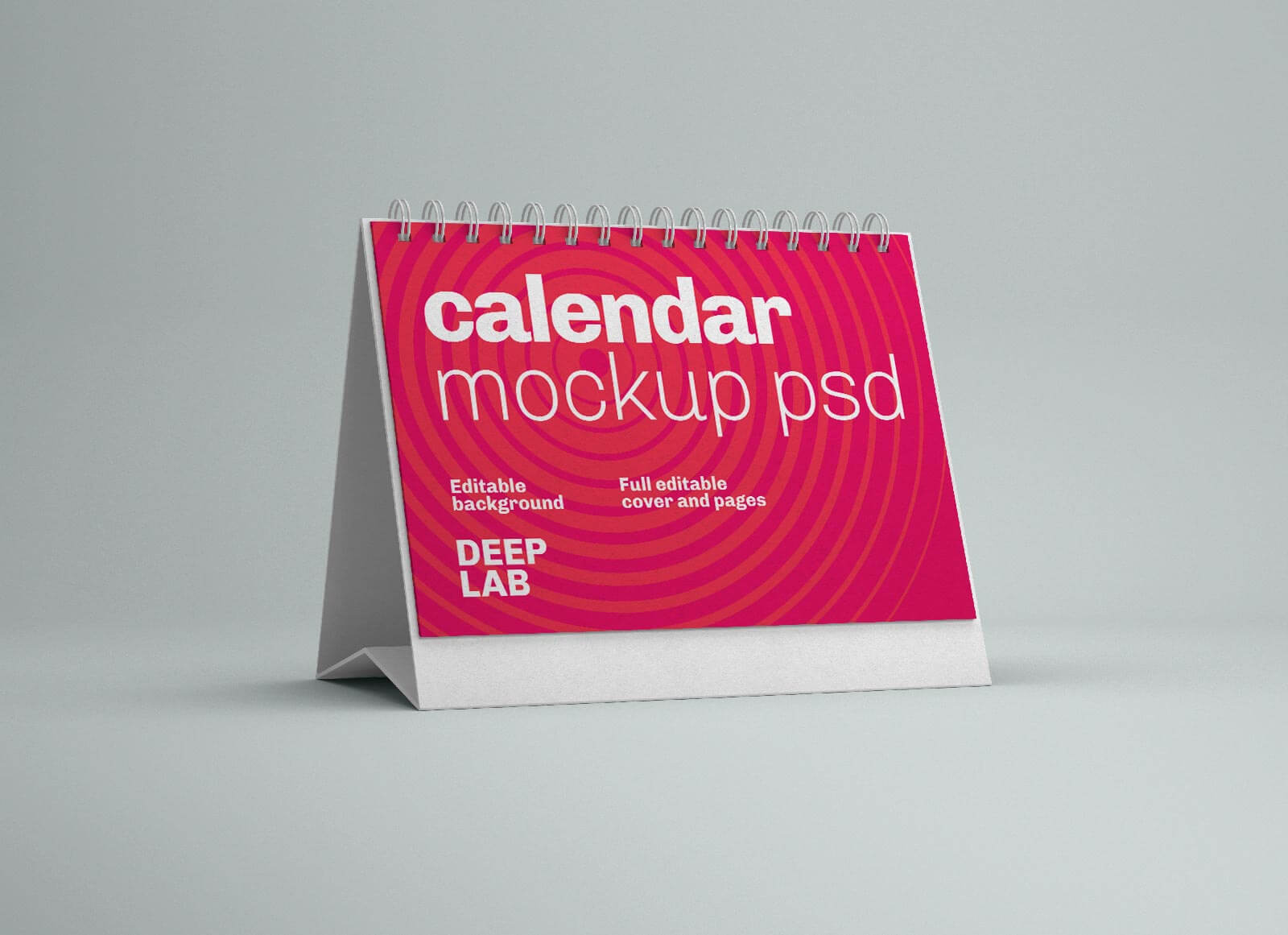 Free Horizontal Desk Calendar 2022 Mockup PSD (1)