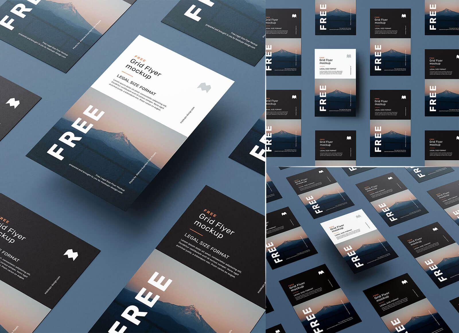 Free PSD Mockups l Templates for Photoshop