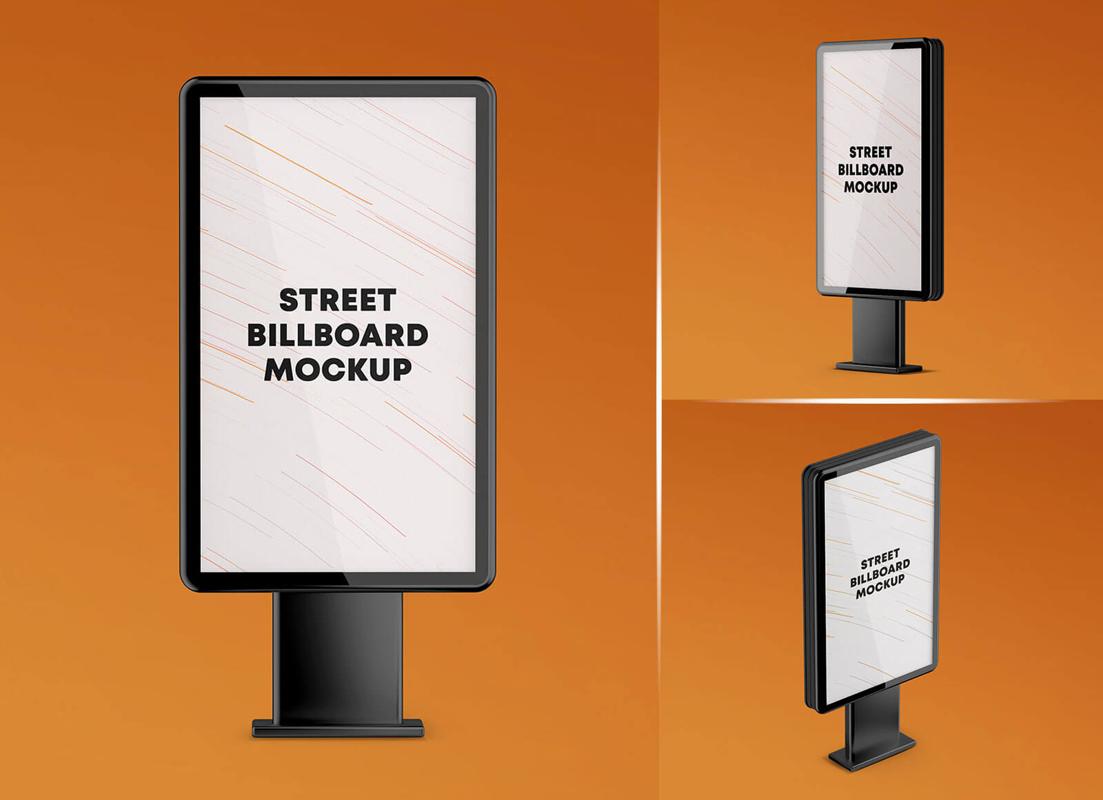 Download Free Street Billboard Mupi Mockup PSD Set - Good Mockups
