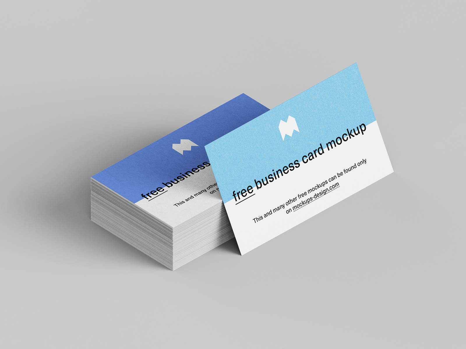 Free 3.5 x 2 Inches Business Card Mockup PSD Set