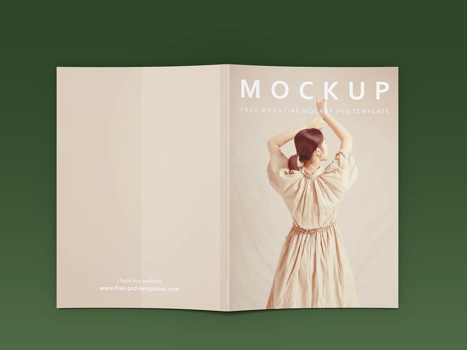 Free Open & Closed Magazine Mockup PSD Set