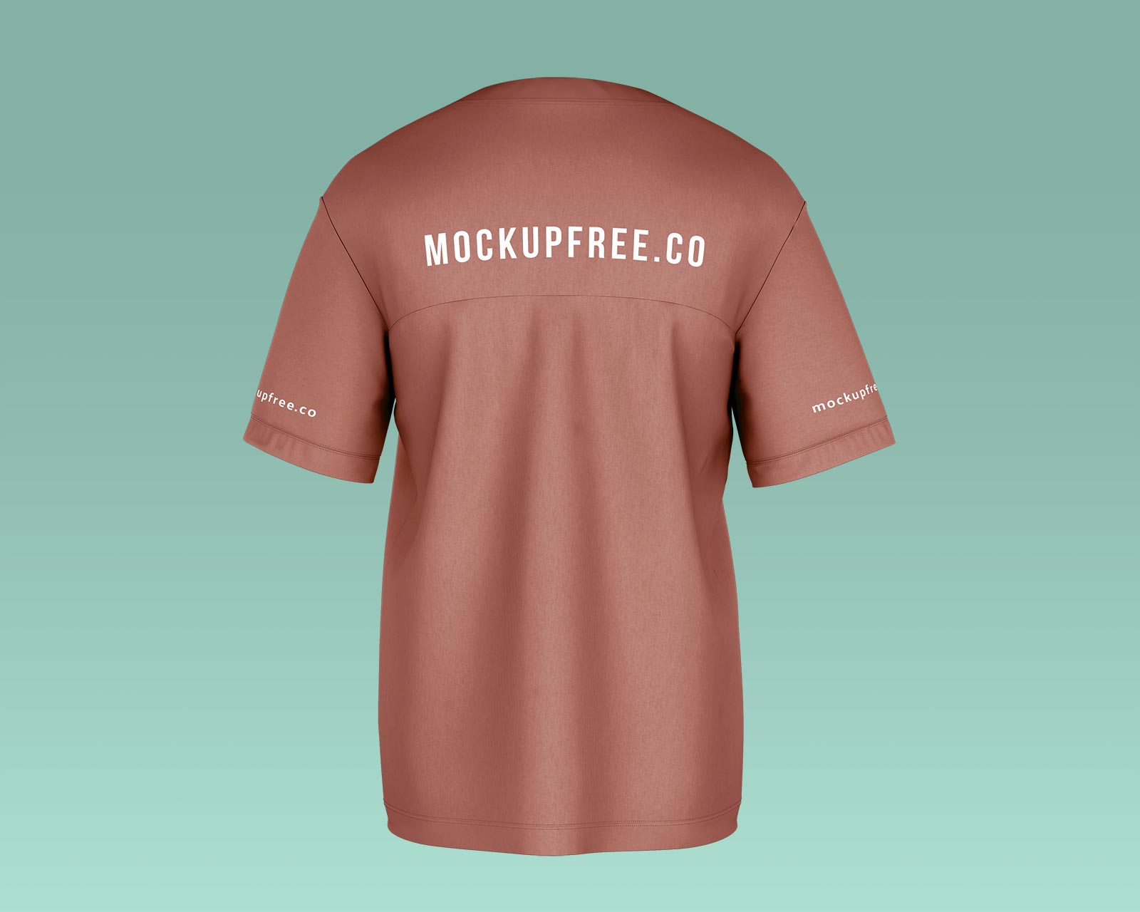 Free Oversized Half Sleeves T-Shirt Mockup PSD Set