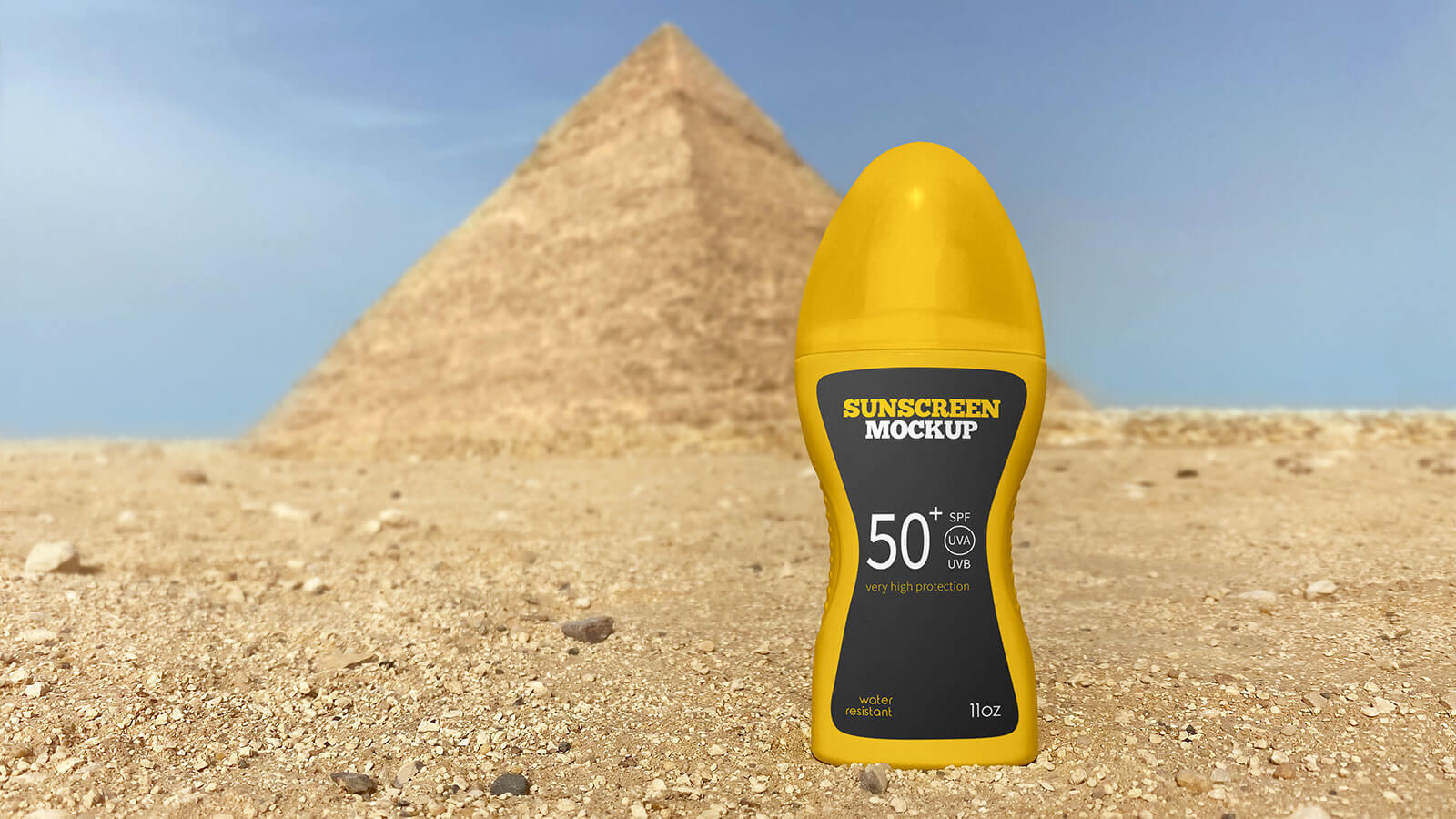 Free Sunscreen Spray Bottle Mockup PSD Set (2)
