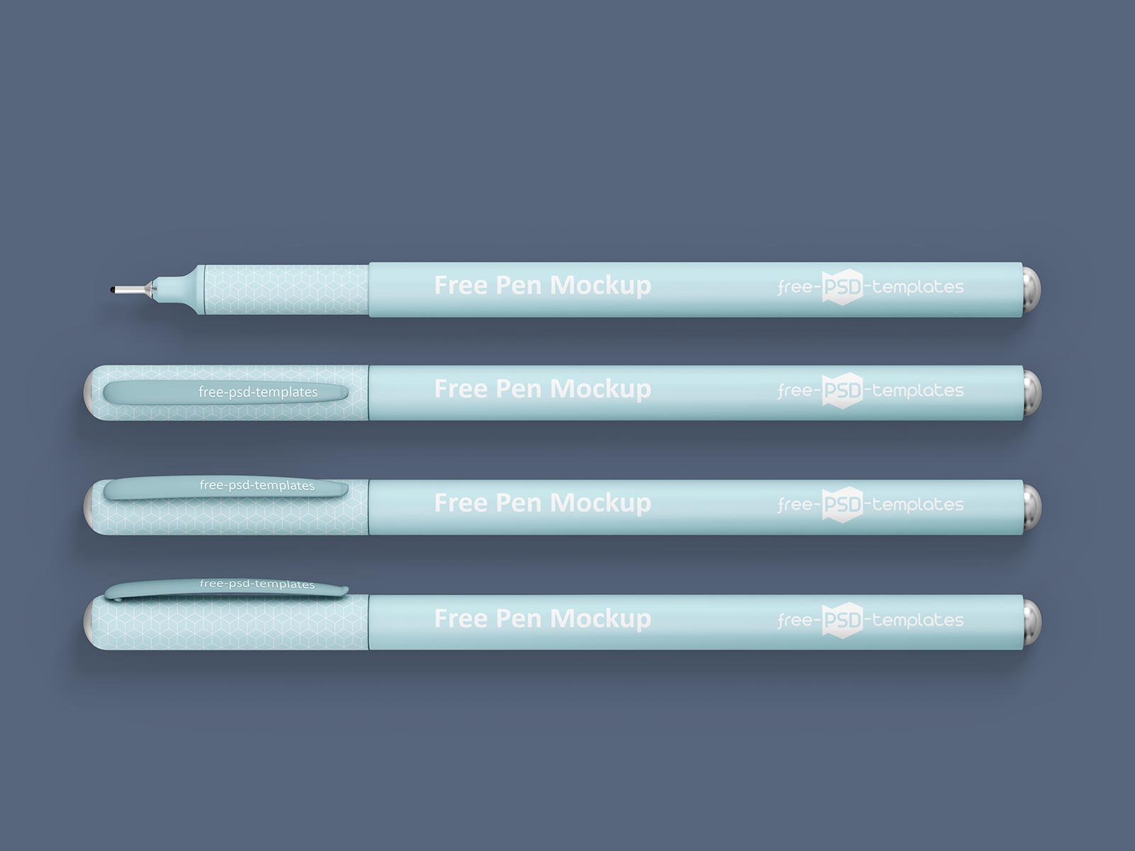 Free Micron Fineliner Pen Mockup PSD