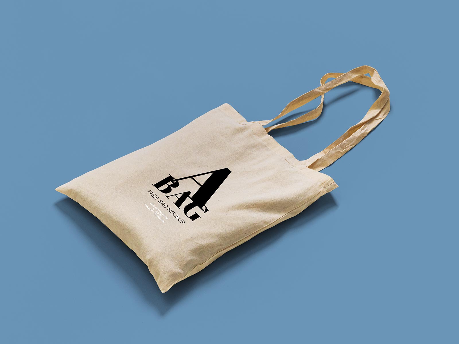 Canvas tote bag mockup free online psd