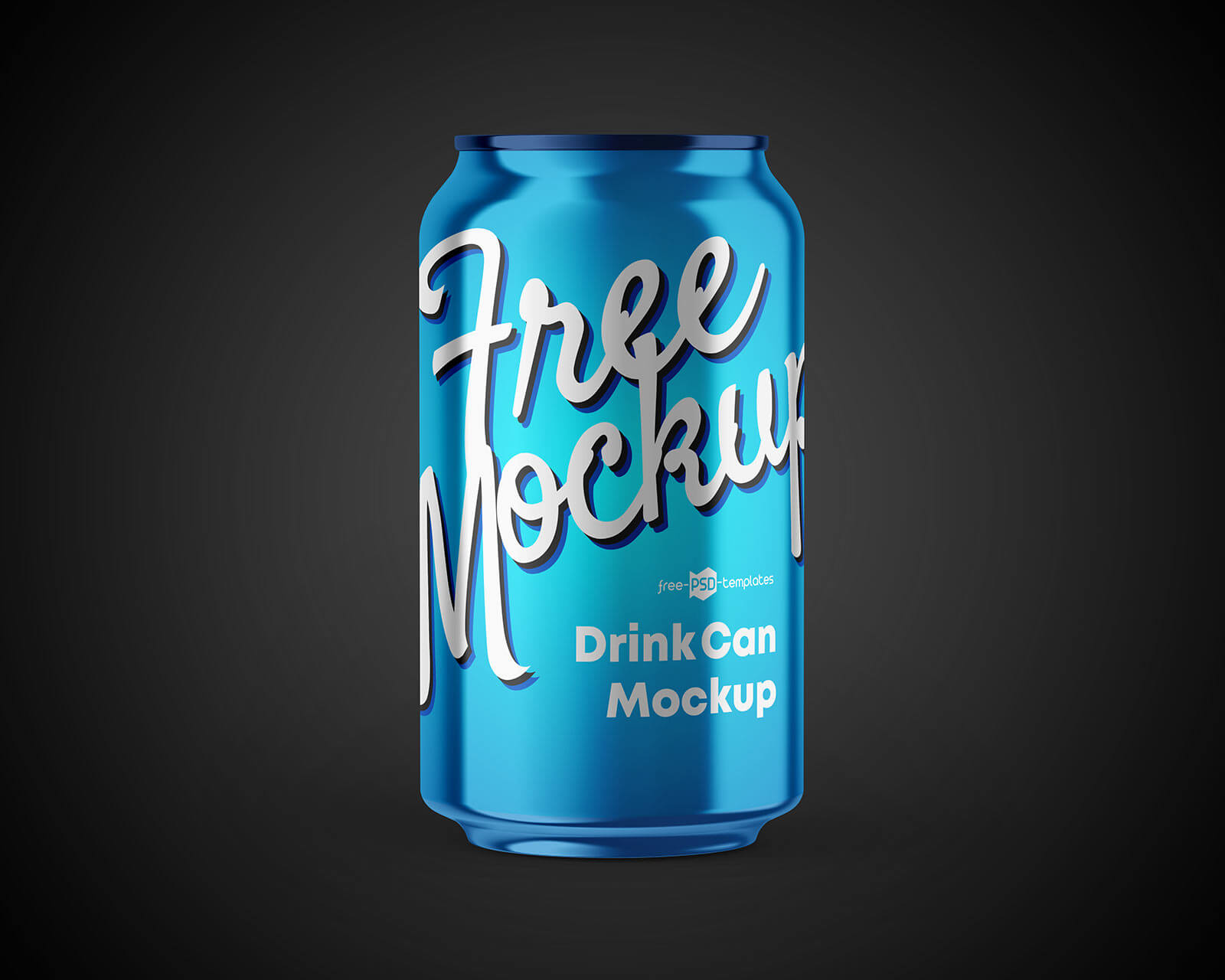 Free Drink Can Mockup PSD Set