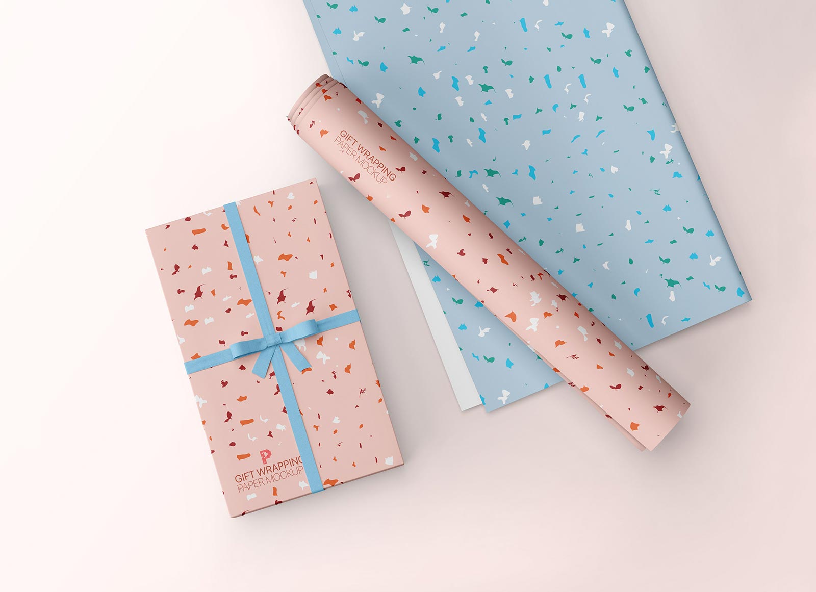 Free-Gift-Wrapping-Paper-Mockup-PSD
