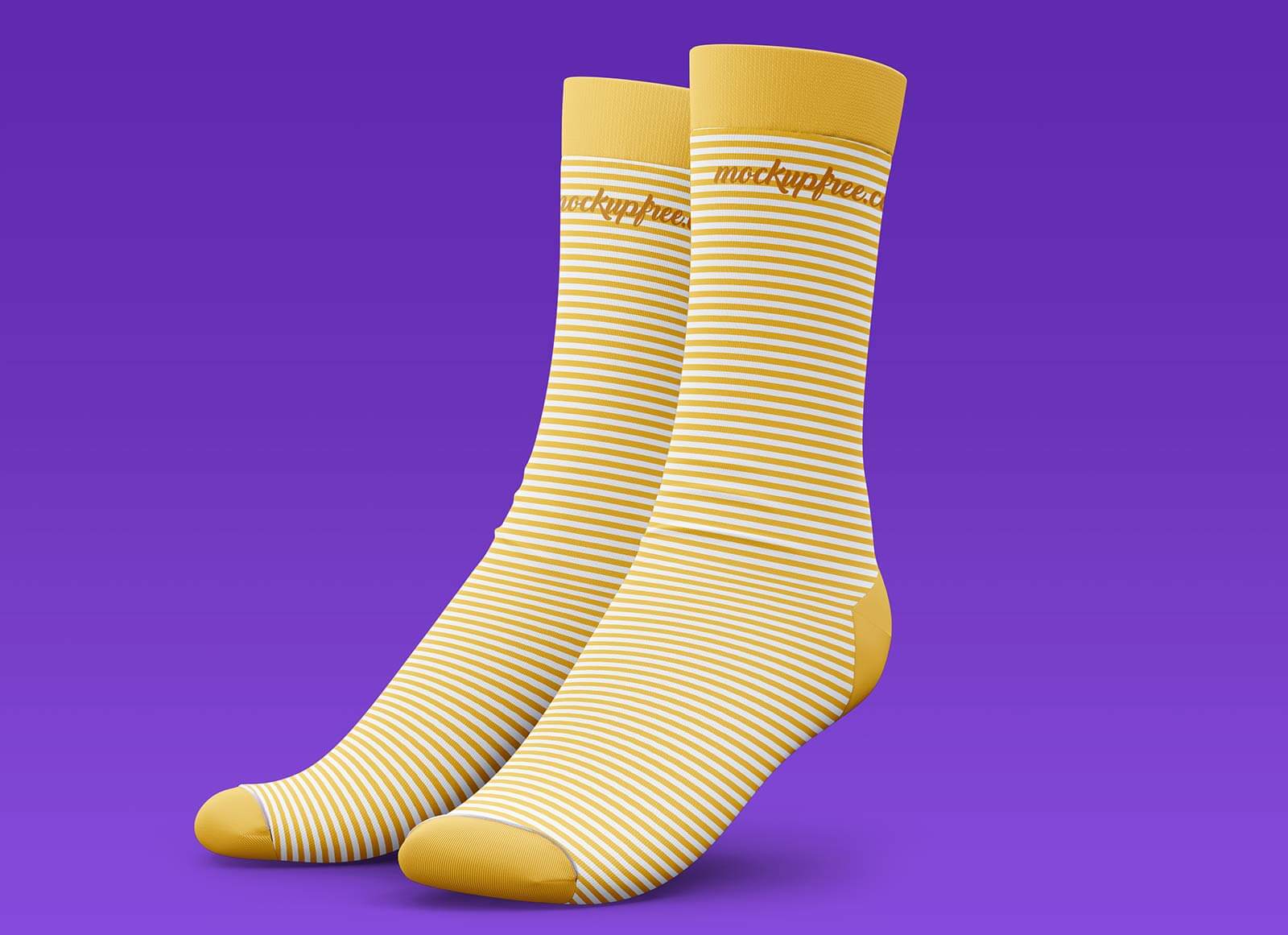 Free 3D Socks Mockup PSD Set
