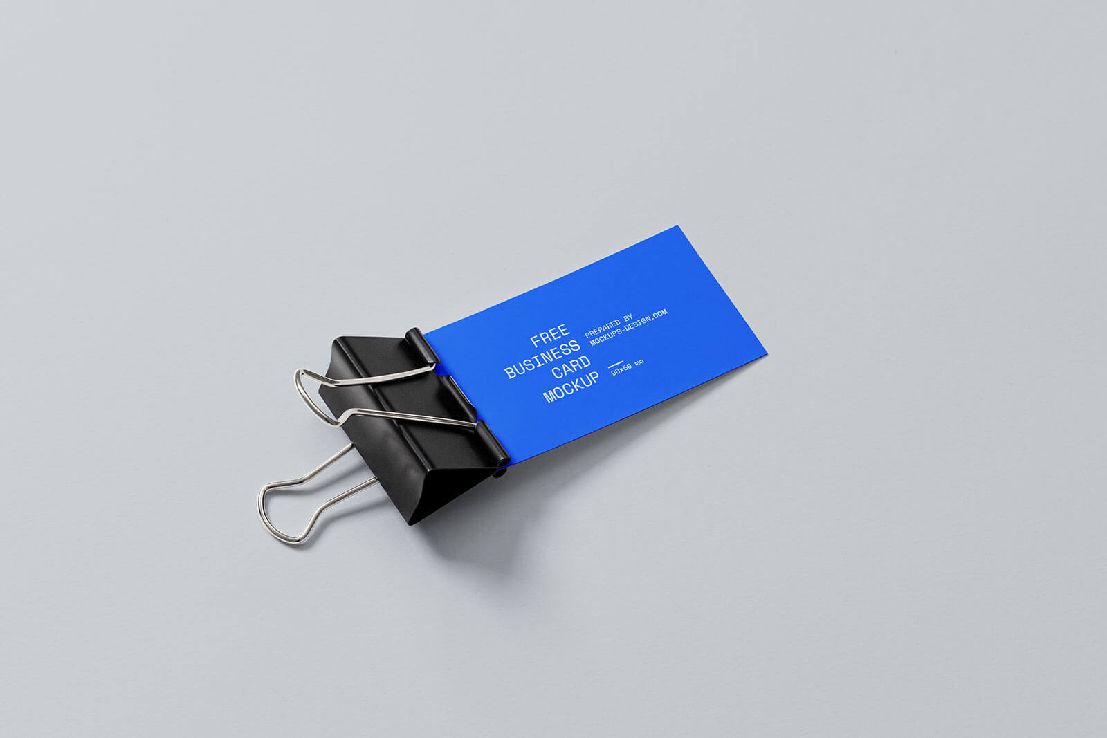 90 x 50 mm Business Card Mockup