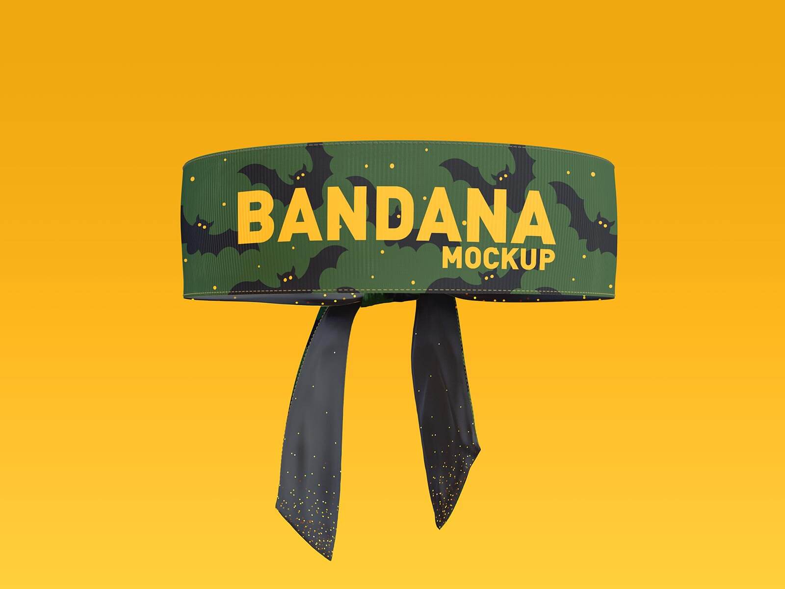 Free Bandana Mockup PSD Set
