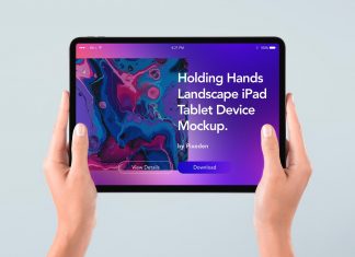 Free-Hand-Holding-iPad-Pro-Tablet-Mockup-PSD