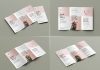Free High Quality Bi-Fold Brochure Mockup PSD Set