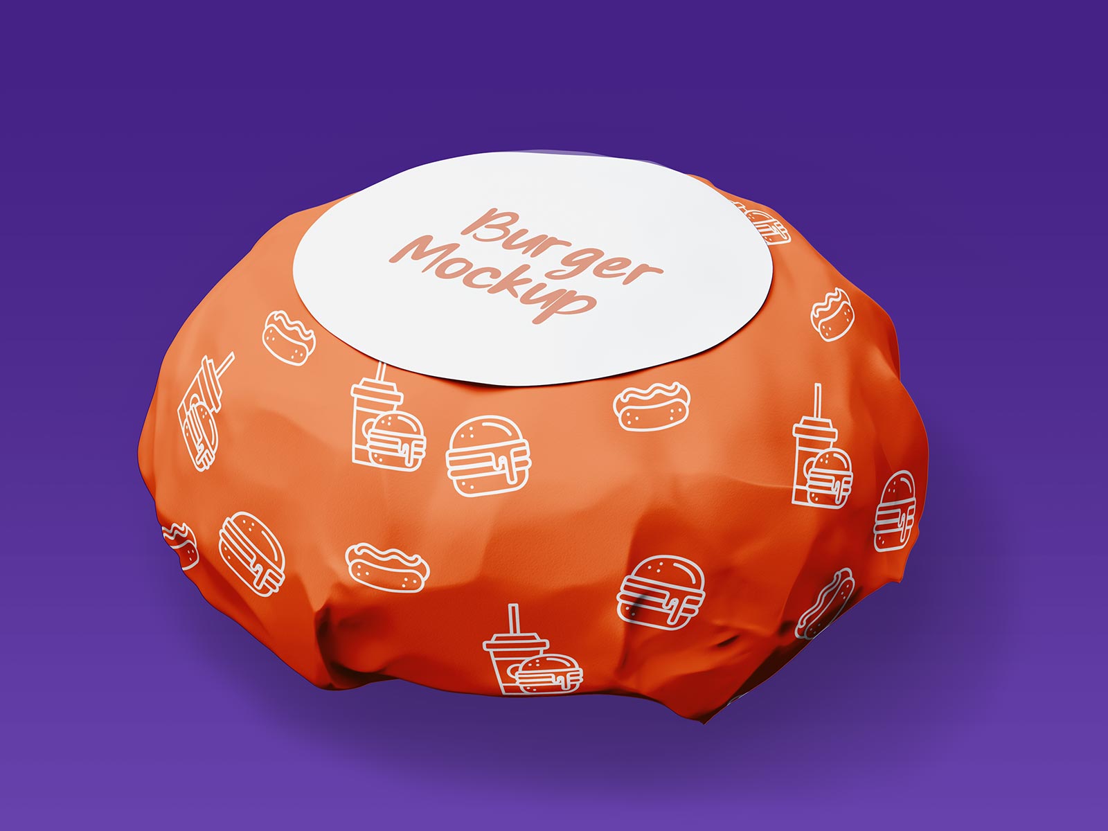 Free Takeaway Burger Food Packaging Mockup PSD Set