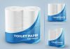 Free Toilet Tissue Rolls Mockup PSD Set
