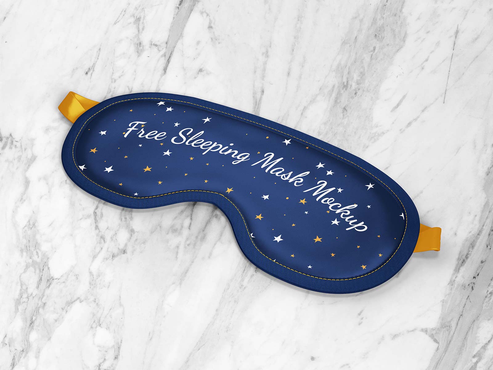 Free Sleeping Mask Mockup PSD Set