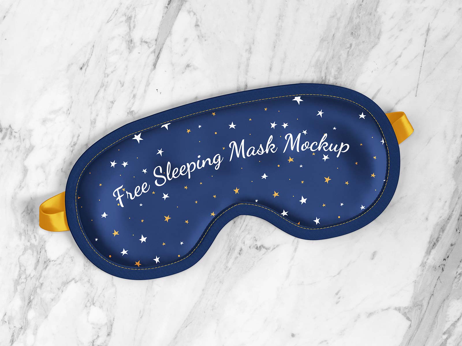 Free Sleeping Mask Mockup PSD Set