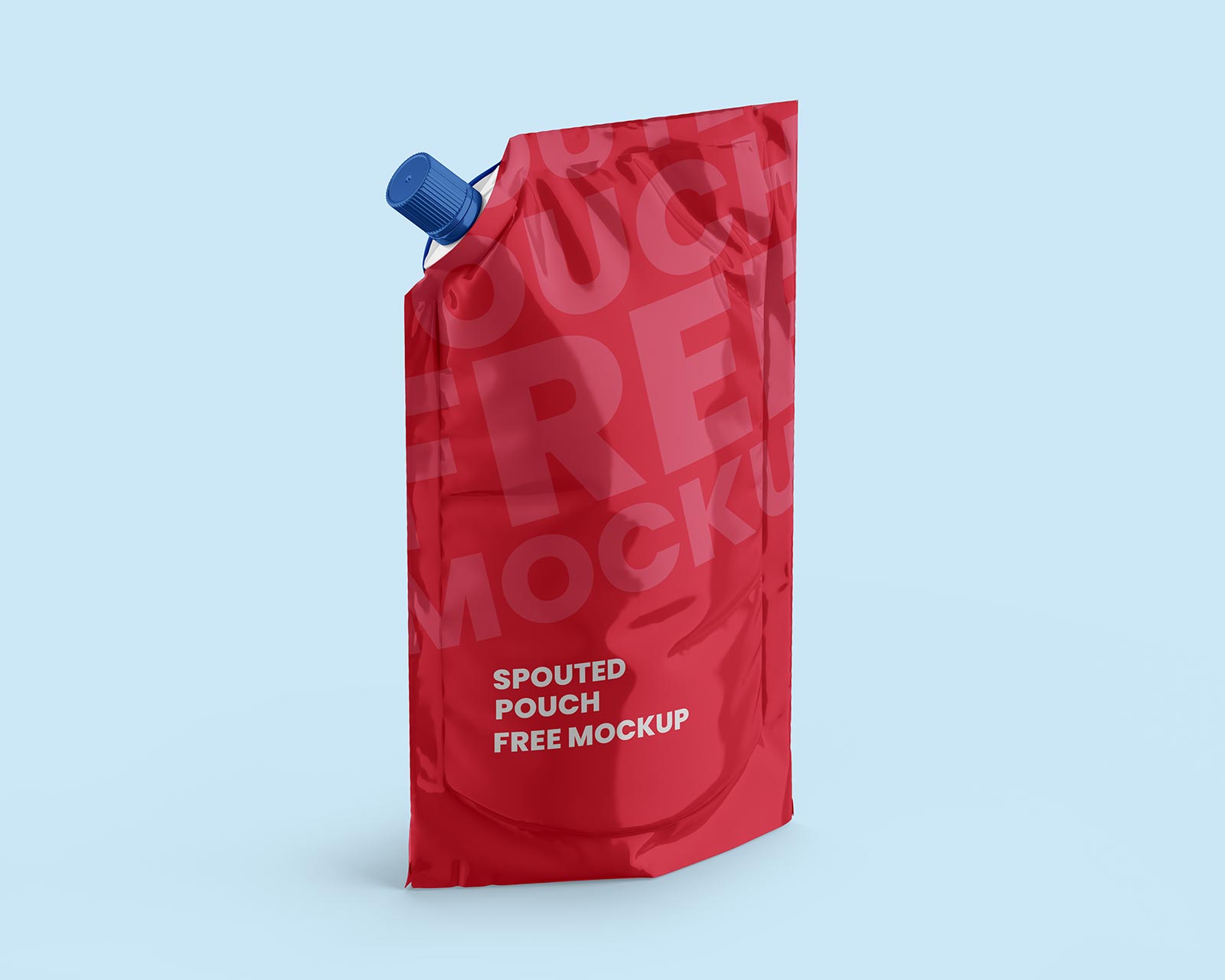 Free Stand Up Spouted Doypack Pouch Mockup PSD (1)