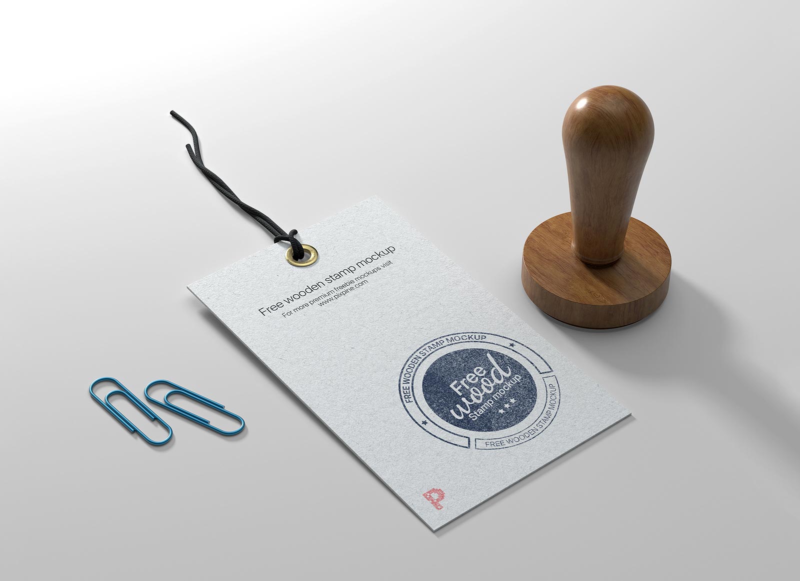 Free-Wooden-Stamp-with-Hanging-Tag-Mockup-PSD