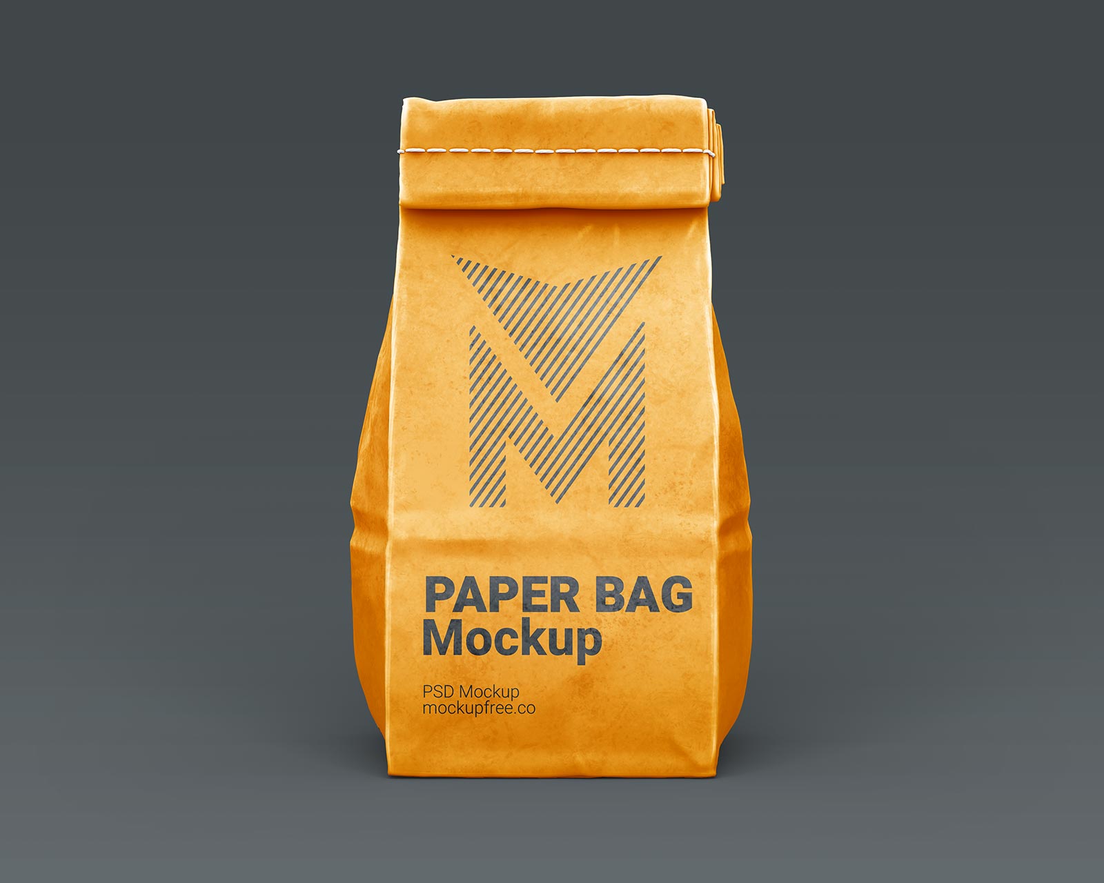 Free Disposable Paper Bag Mockup PSD (1)