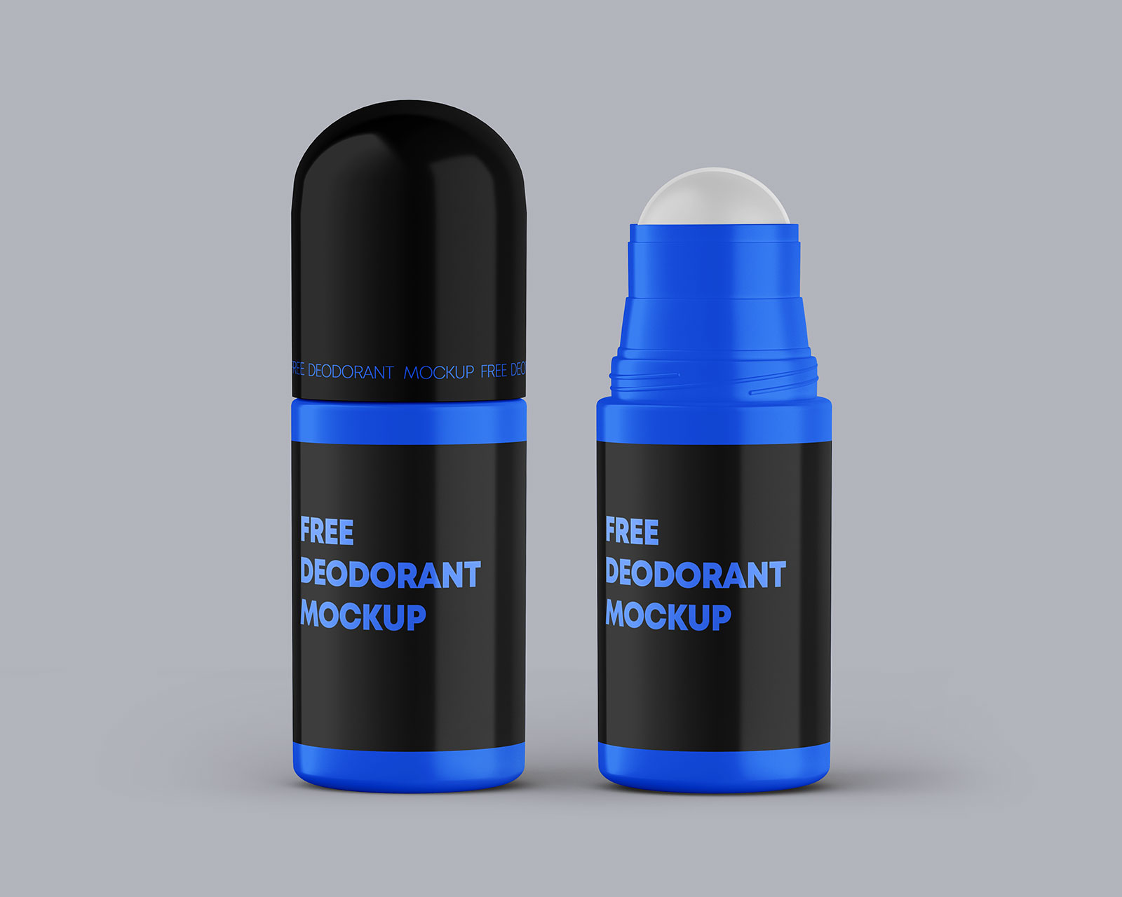 Free Men's Deodorant Bottle Mockup PSD