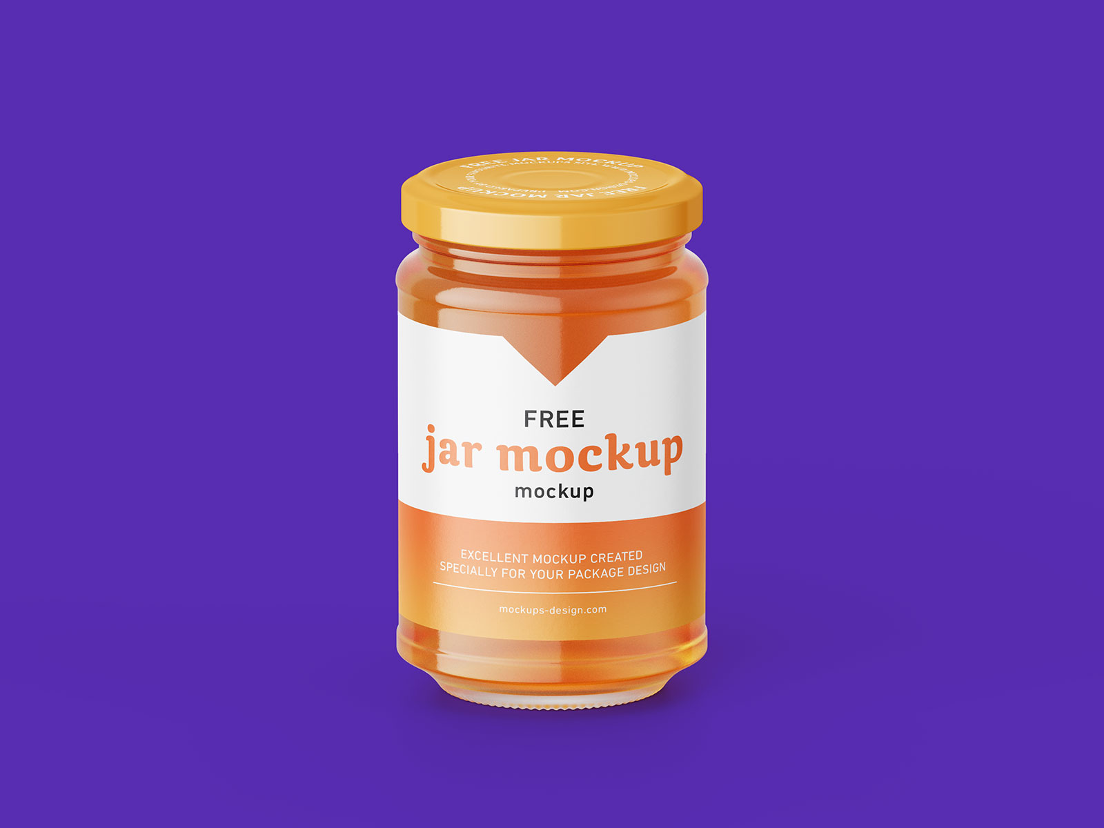 Free Honey Jam Jar Mockup PSD Set