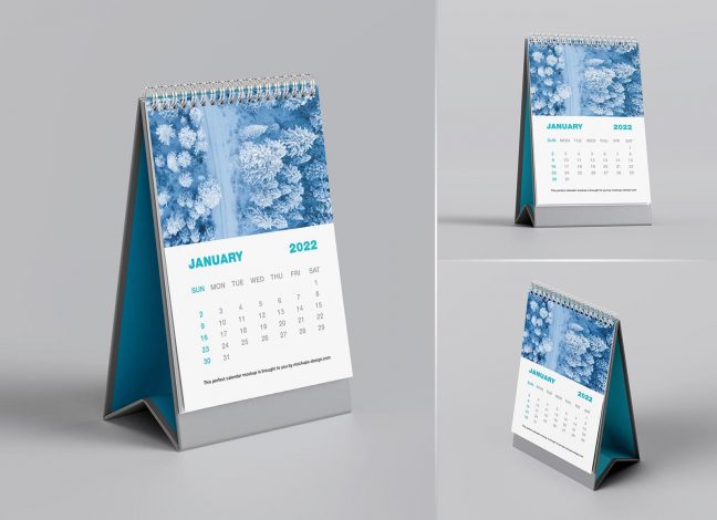 40+ Free Wall / Desk Calendar Mockup PSD Files - Page 2 of 4 - Good Mockups