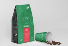 Free-Paper-Coffee-Bag-&-Cup-Mockup-PSD