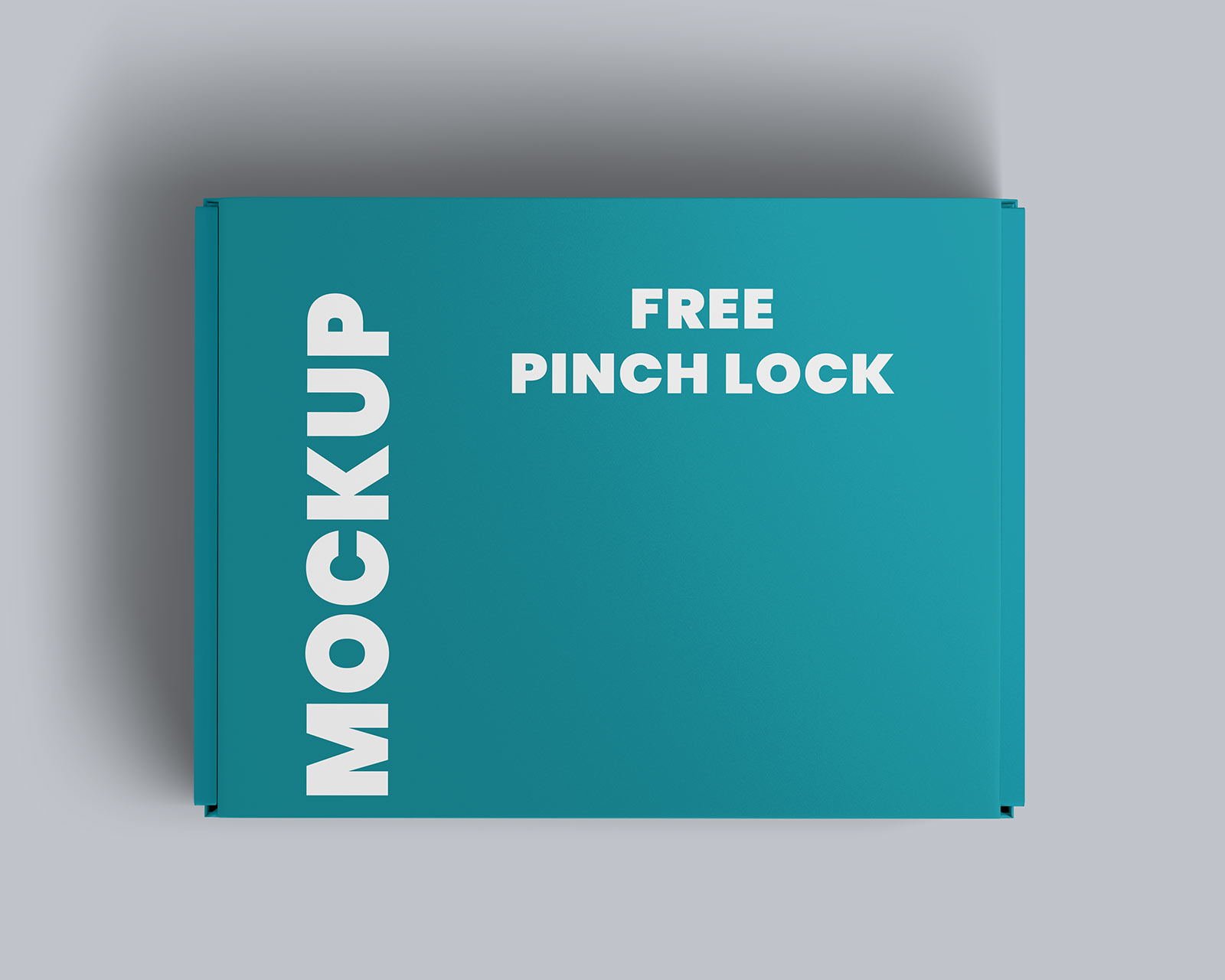 Free Top View Pinch Lock Box Mockup PSD (1)