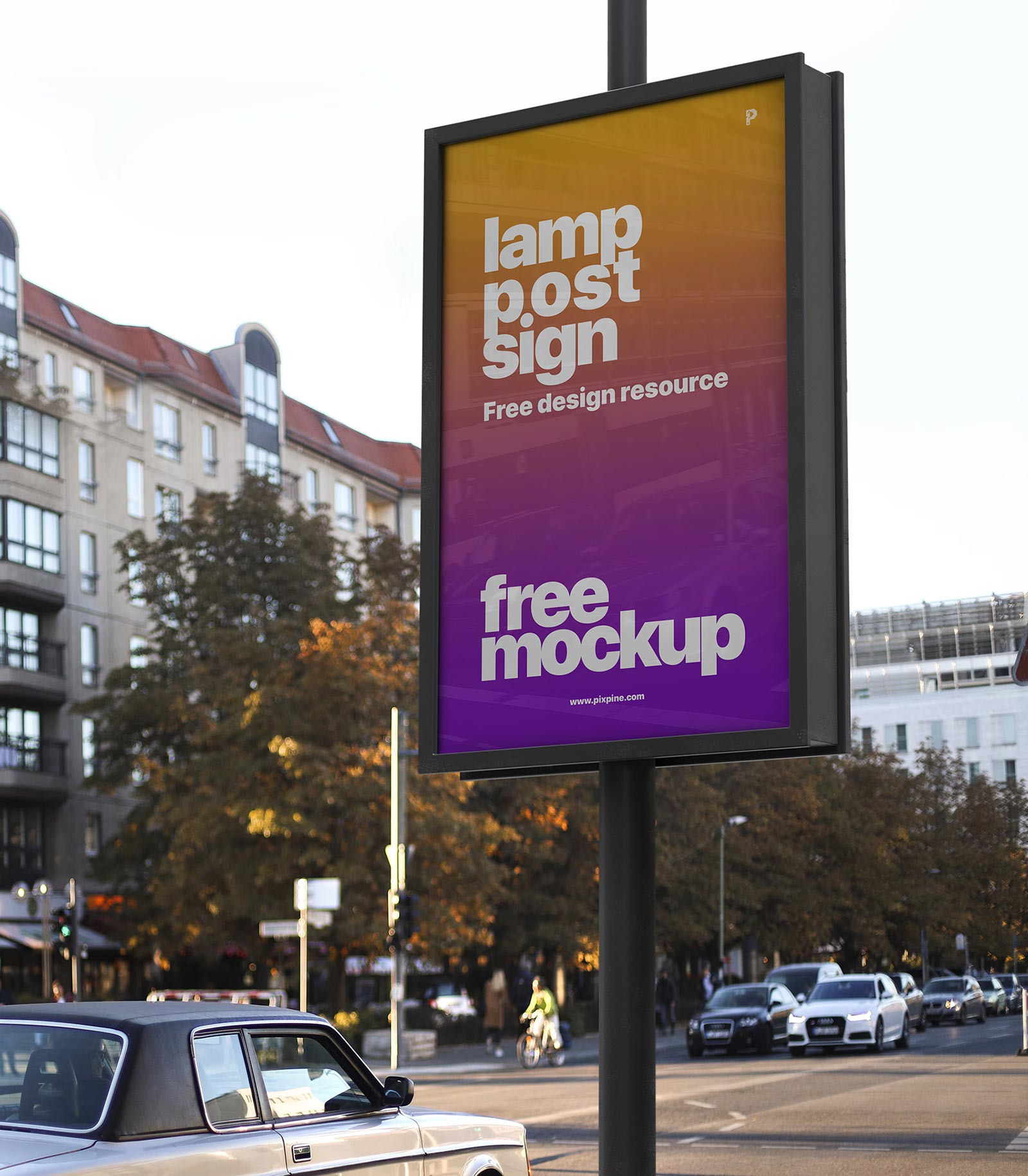 Free-Street-Lamp-Post-Advertising-Mockup-PSD