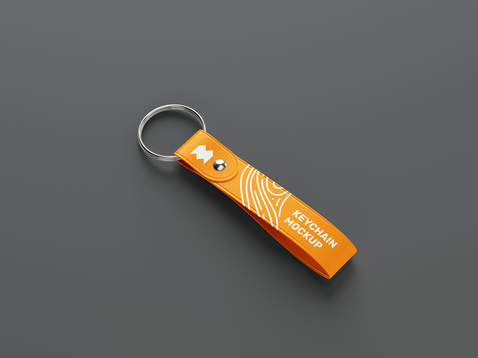 Free Wristlet Strap Keychain Mockup PSD Set