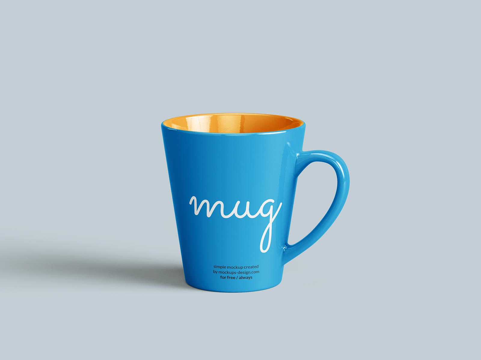 Free Tall Mug Mockup premium quality