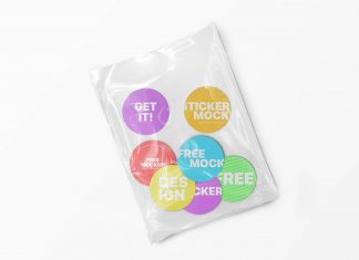 Free-Round-Stickers-in-Sachet-Packaging-Mockup-PSD