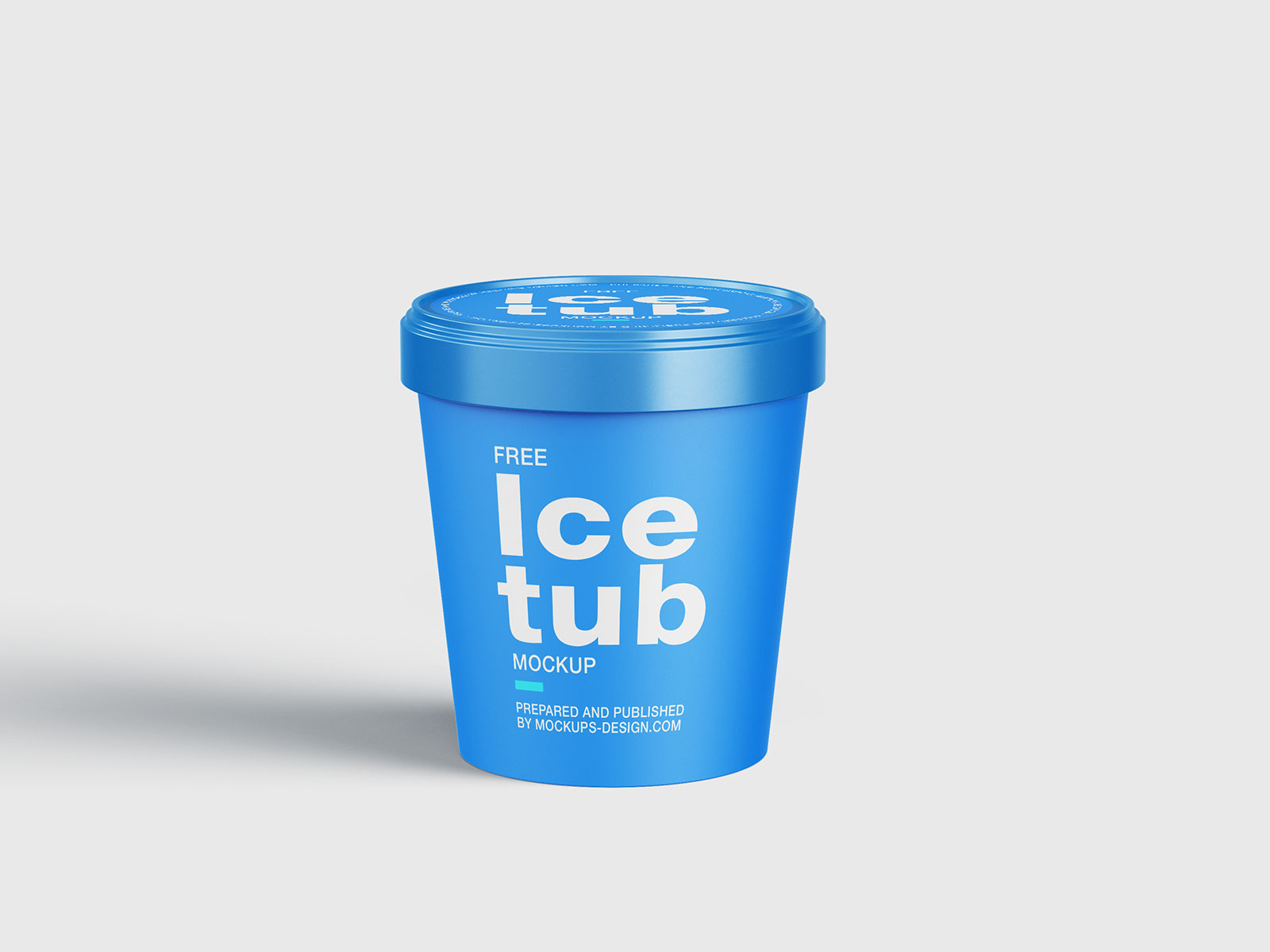 Free Ice Cream Tub Mockup PSD Set (1)