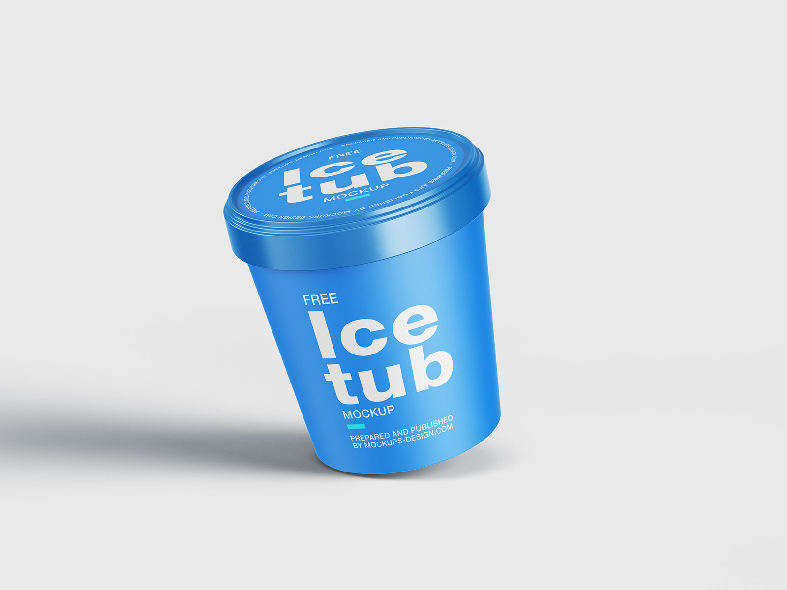 Free Ice Cream Tub Mockup PSD Set (1)