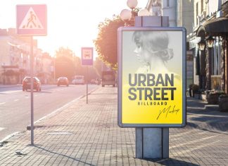Free-Urban-Street-Vertical-Billboard-Mockup-PSD