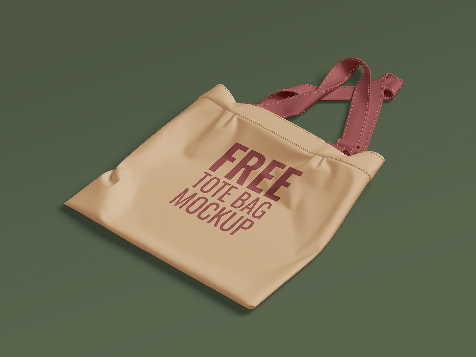 Free Canvas Tote Shopping Bag Mockup PSD Set