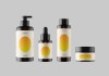 Free Cosmetic Bottles & Jar Mockup PSD Set