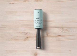 Free Lint Remover Fabric Shaver Mockup PSD