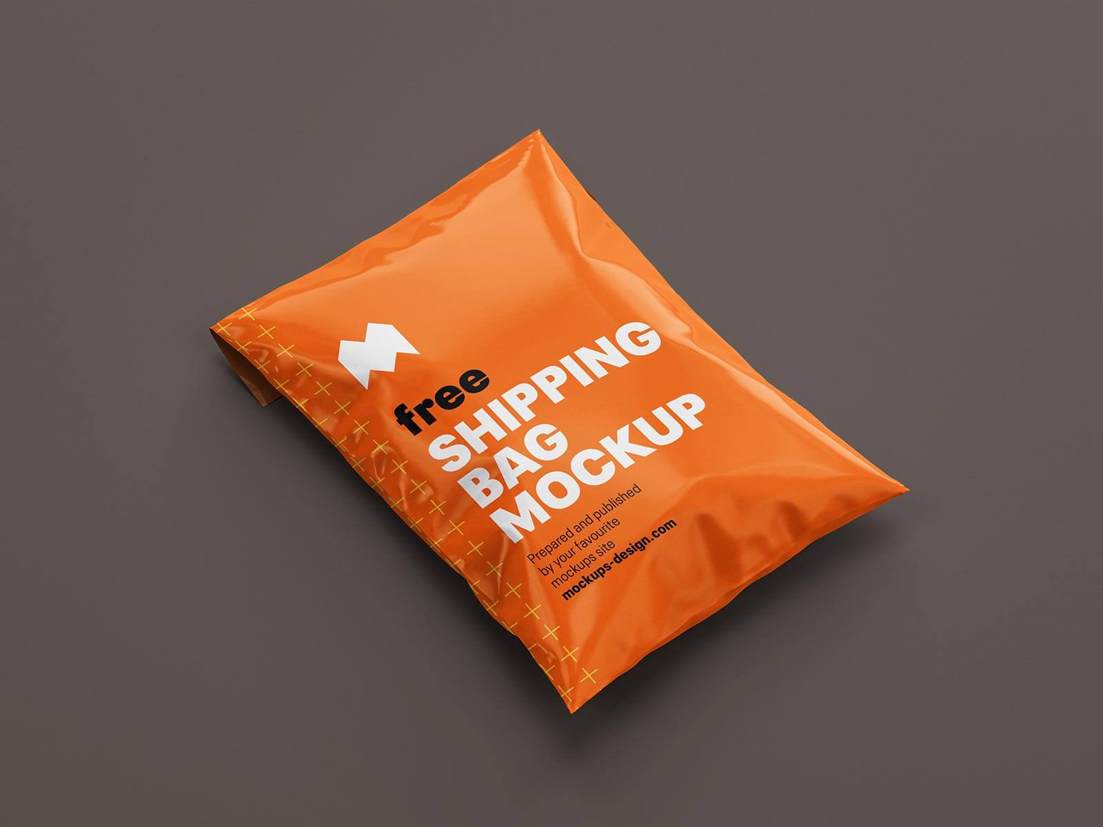 Free Shipping Mailer Bag Mockup PSD Set