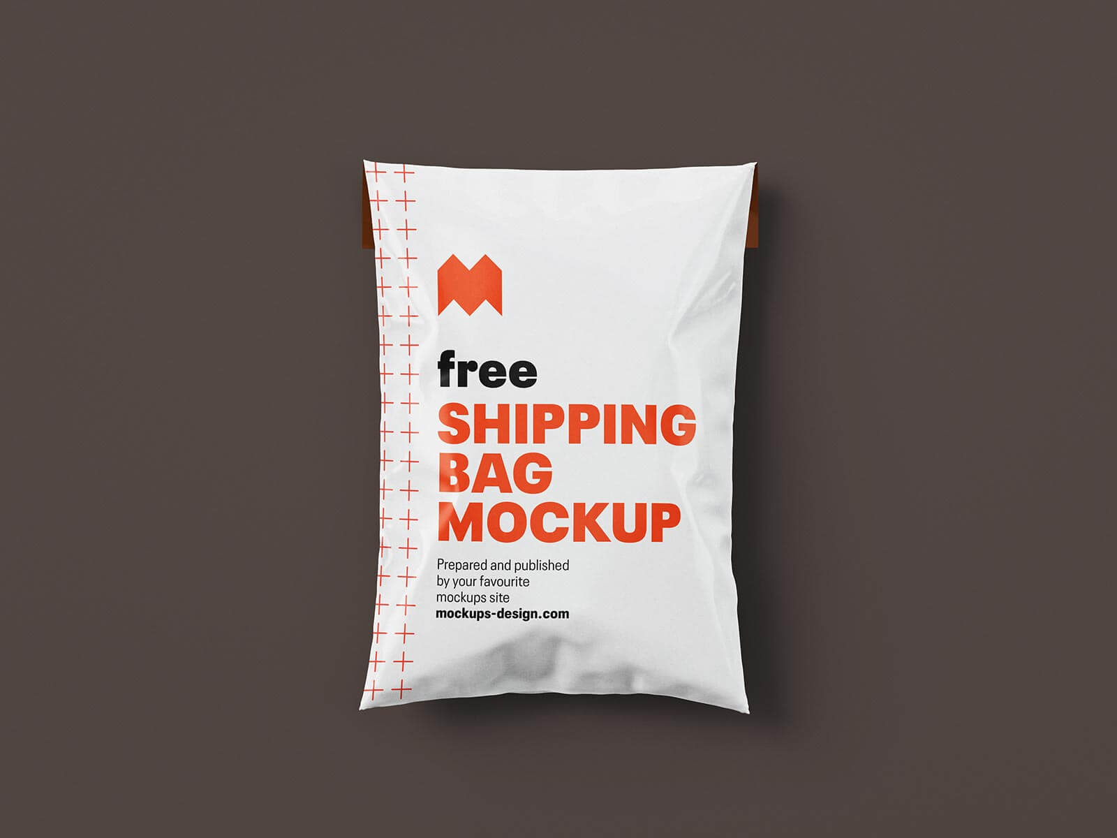 Free Shipping Mailer Bag Mockup PSD Set