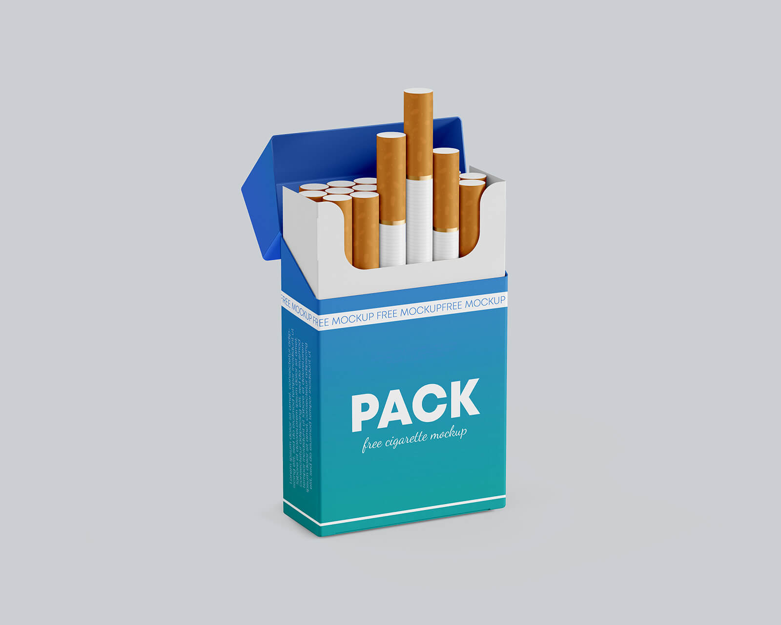 Free Cigarette Pack Mockup PSD