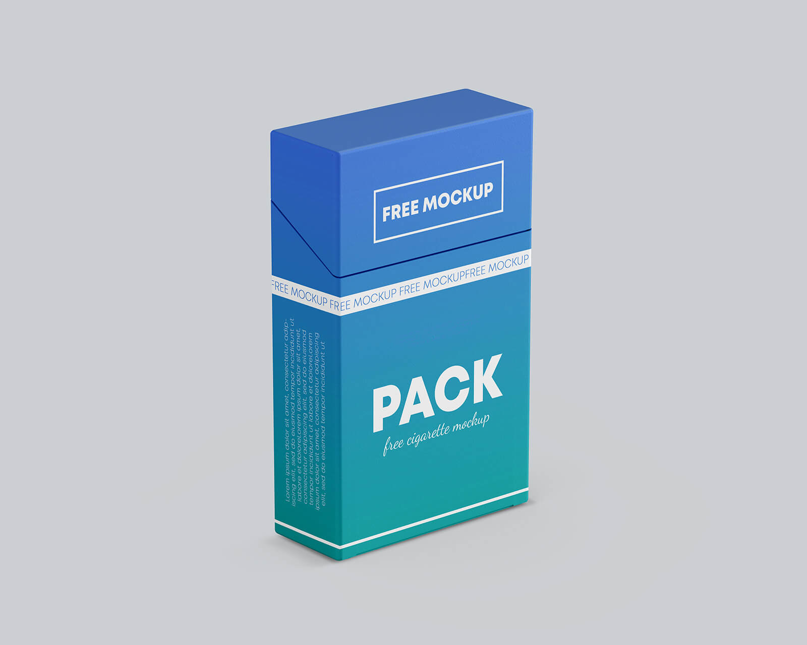 Free Cigarette Pack Mockup PSD