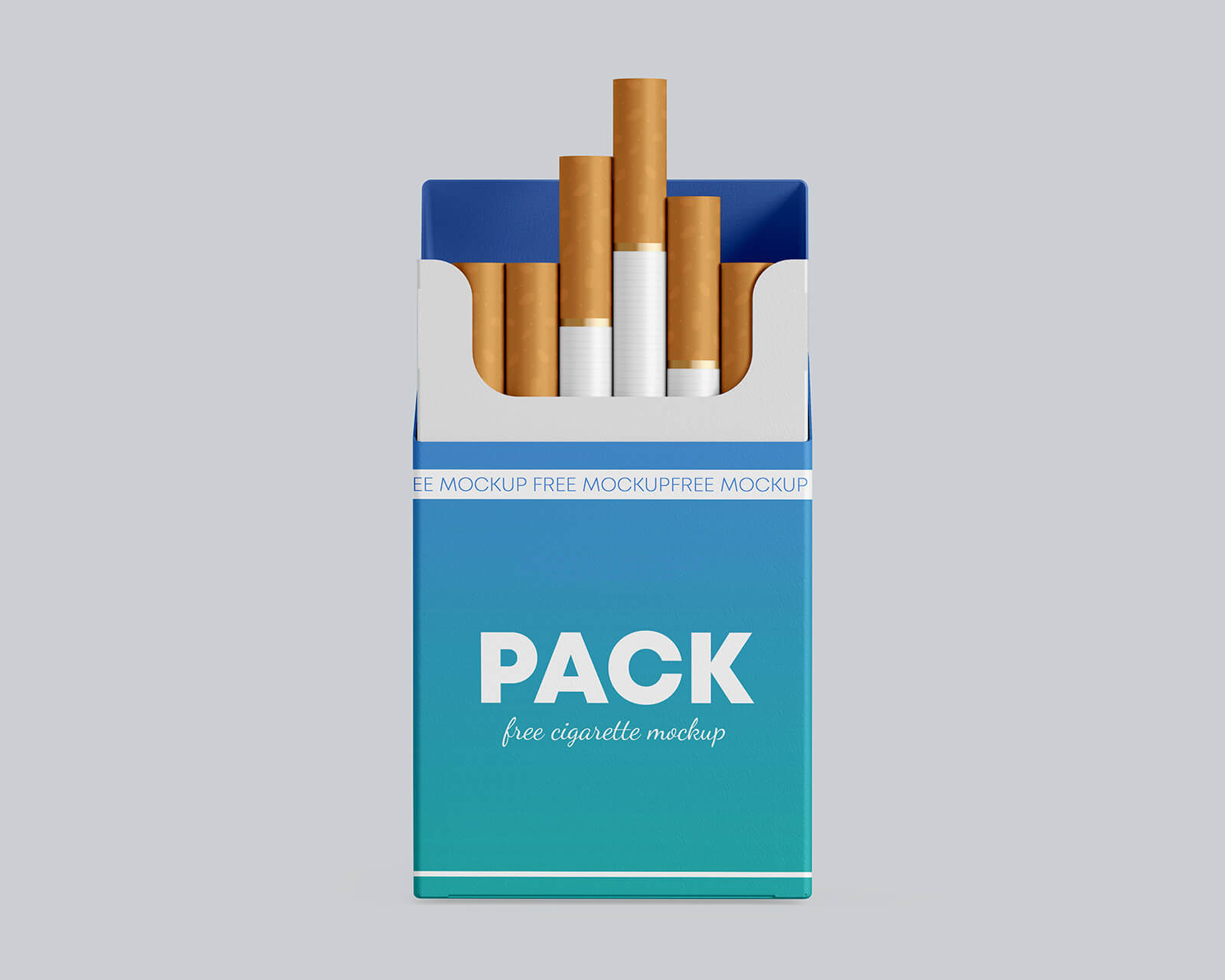Free Cigarette Pack Mockup PSD