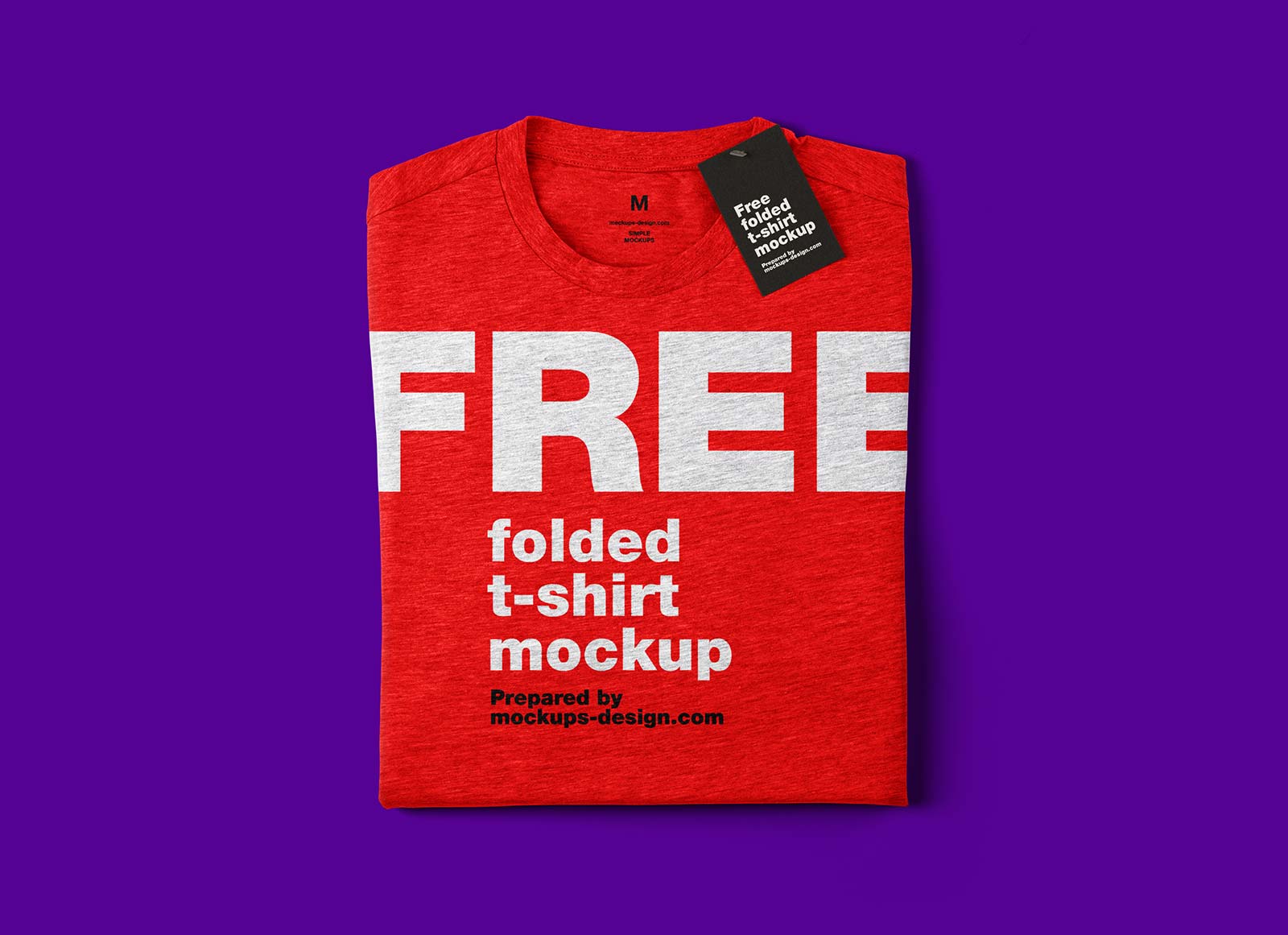 Free Folded T-Shirt Mockup PSD - Good Mockups