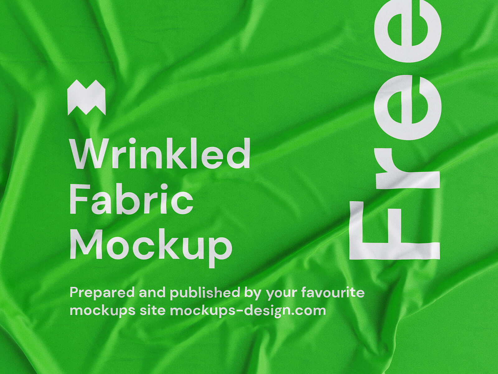 Free Wrinkled Fabric Mockup PSD Set