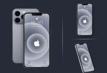 Free Apple iPhone 13 Pro Mockup PSD Set