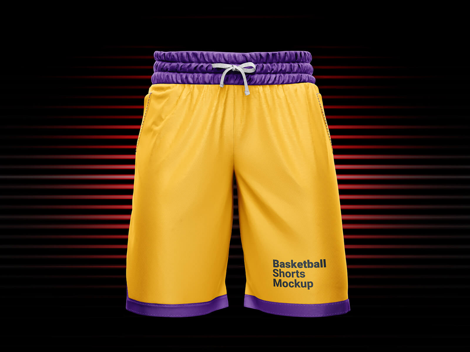 Free Basketball Jersey Shorts Mockup PSD Set