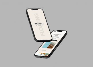 Free-Floating-iPhone-13-Mockup-PSD