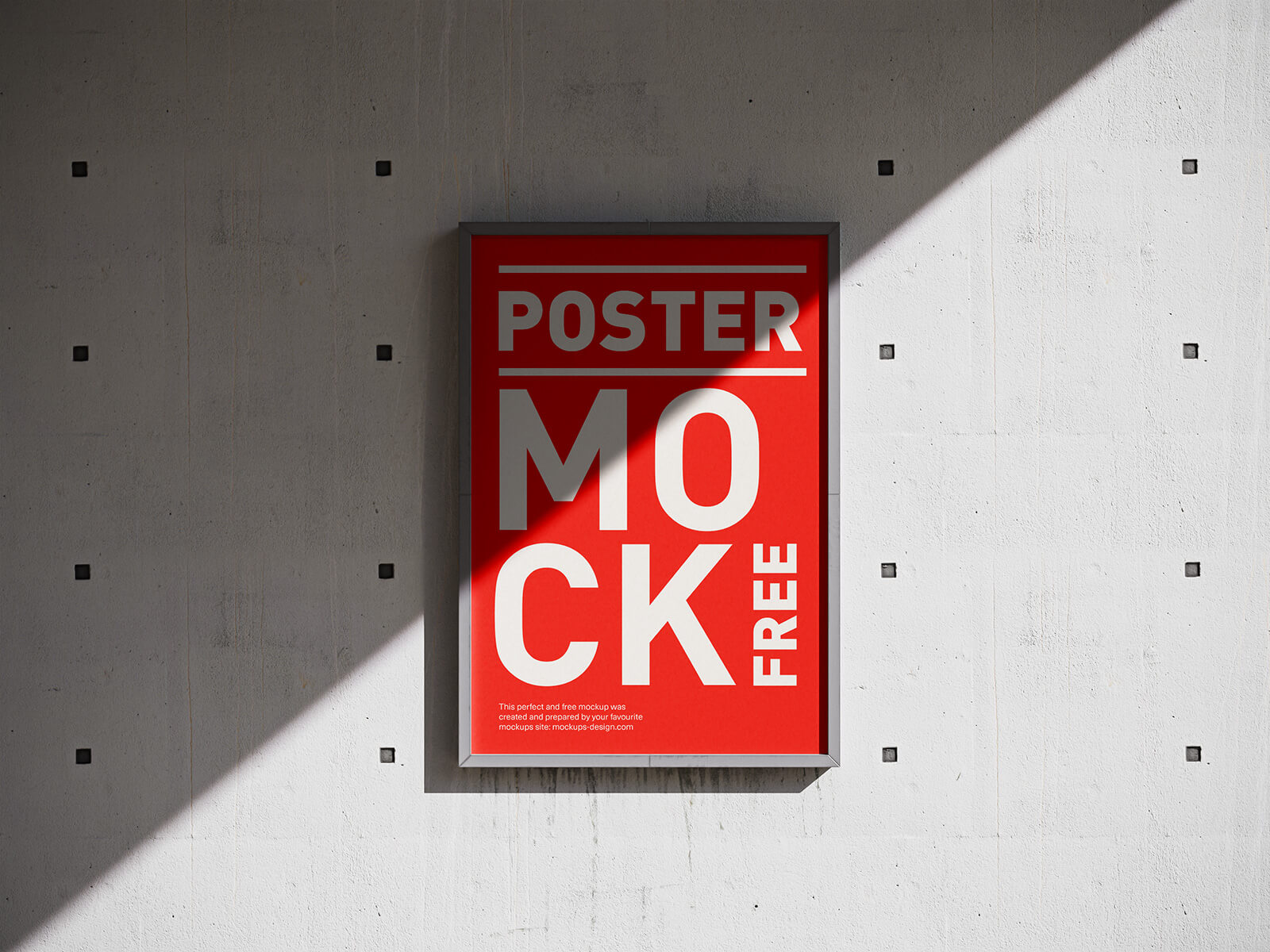 Free Outdoor Poster With Frame Mockup PSD Set